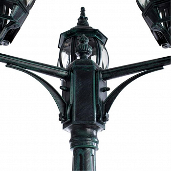 Уличный светильник на столбе ARTE LAMP A1047PA-3BG