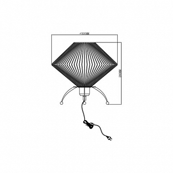 Настольная лампа интерьерная Vele Luce VL5382N01